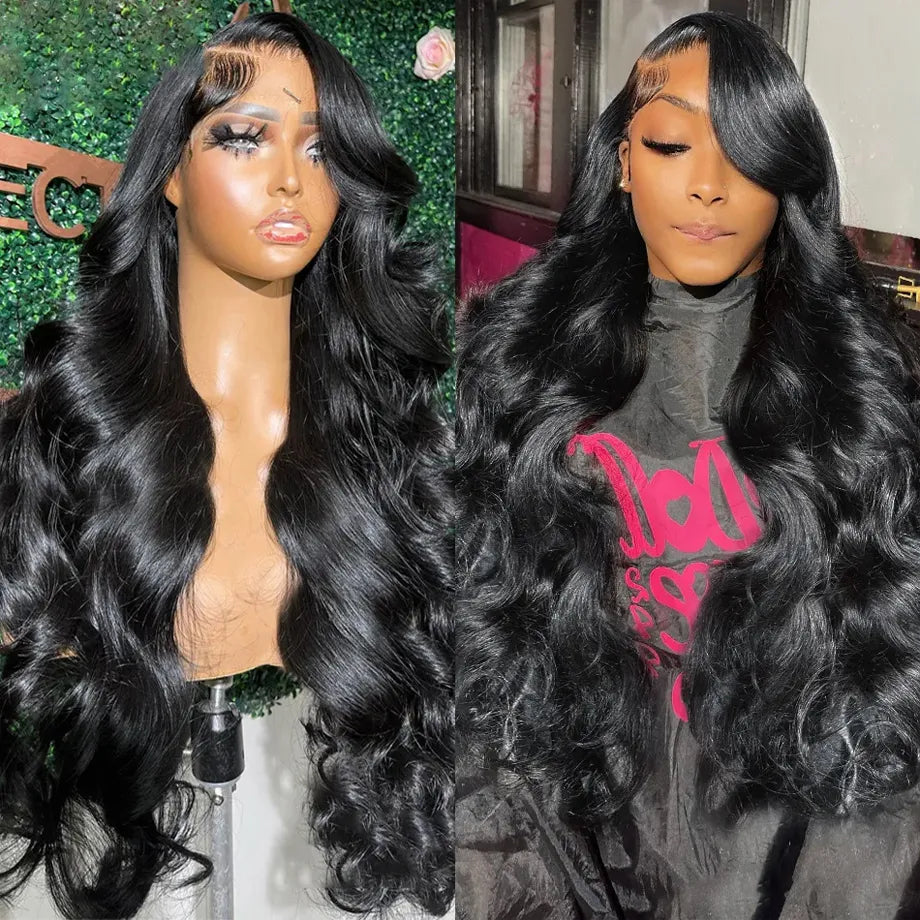 Body Wave Glueless HD Lace Frontal Wigs, 13x4 HD Lace Front Wig, Indian Hair