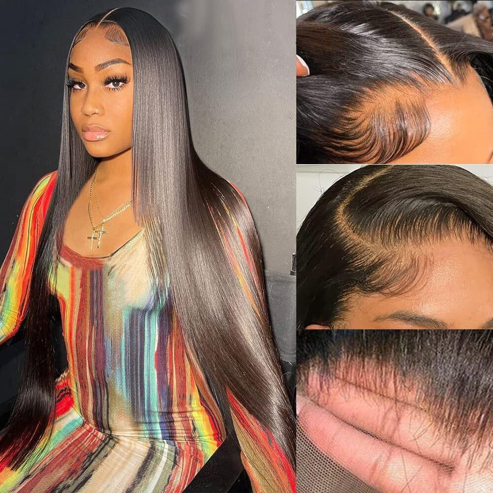 4x4 HD Lace Brazilian Silky Straight Closure Wig