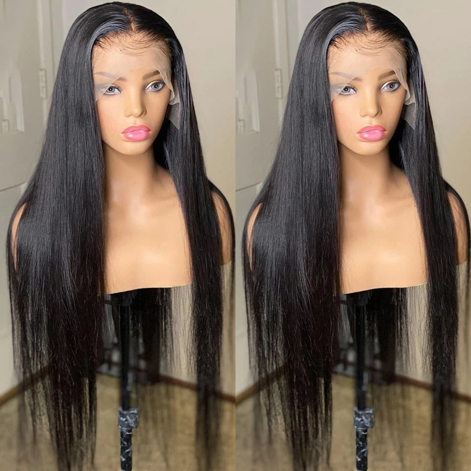 4x4 HD Lace Brazilian Silky Straight Closure Wig