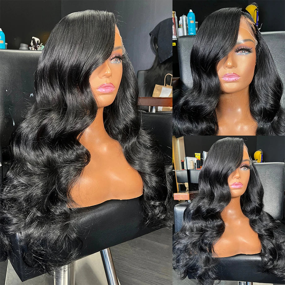 Body Wave Glueless HD Lace Frontal Wigs, 13x4 HD Lace Front Wig, Indian Hair