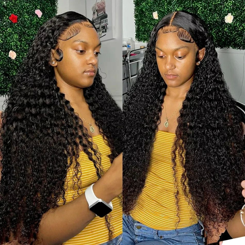 4x4 HD Lace Brazilian Loose Deep Wave Closure Wig