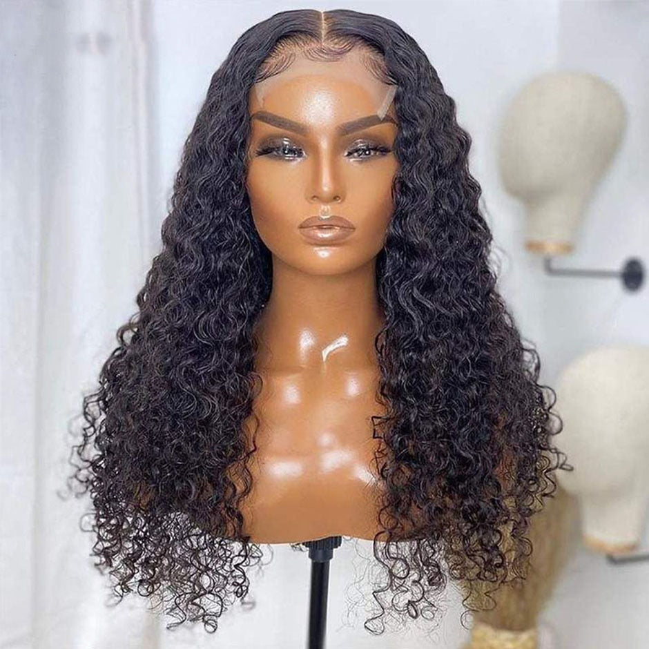 Virgin Brazilian Water Wave 13x4 HD Lace Frontal Human Hair Wigs