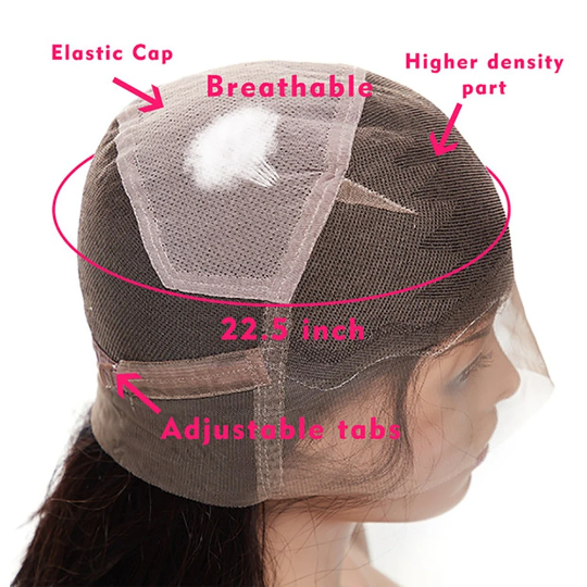 Glueless Chocolate Brown HD Lace Frontal Wigs, 13x4 Body Wave Colored Lace Front Human Hair Wig