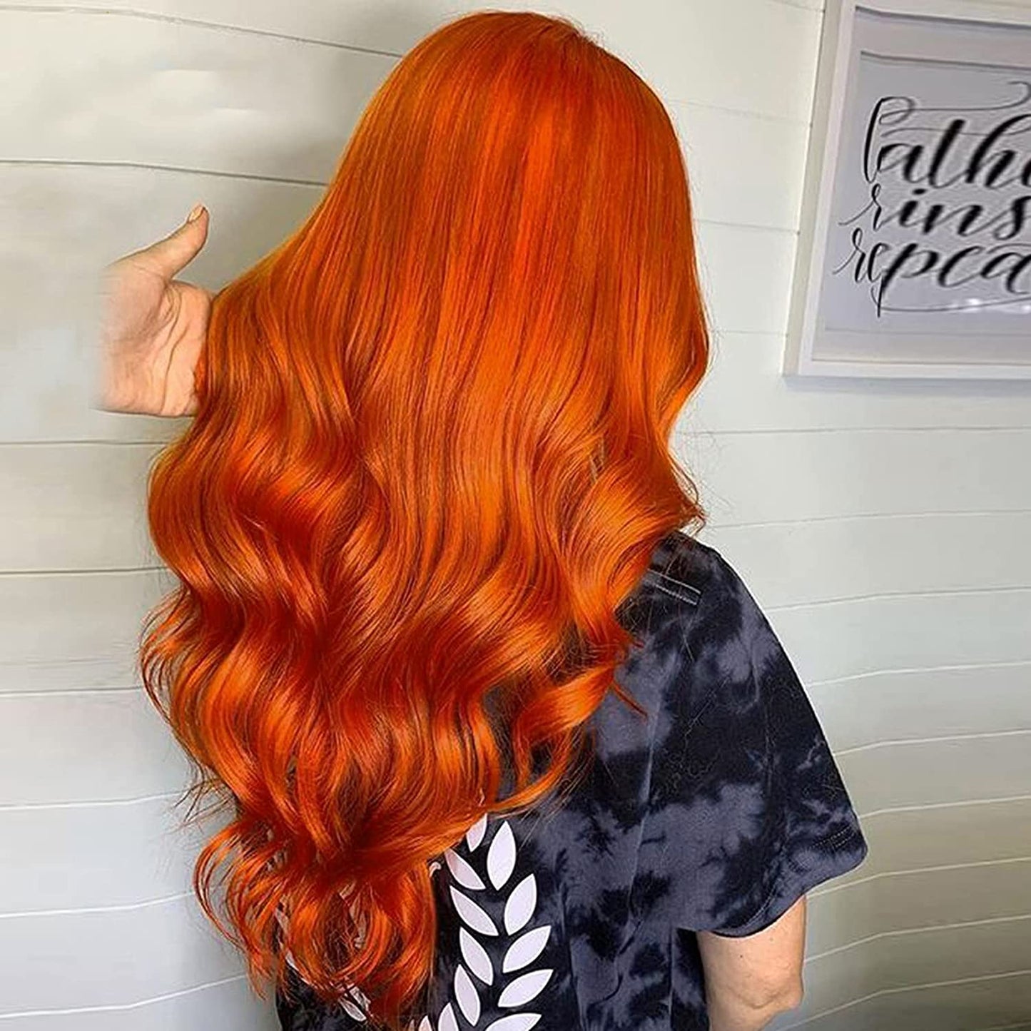 Brazilian Body Wave Ginger Orange 13x4 HD Lace Front Human Hair Wigs