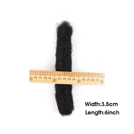 Red Wick Dreadlock Extensions, wick loc extensions, 100% human hair (1 dreadlock) Color - Red
