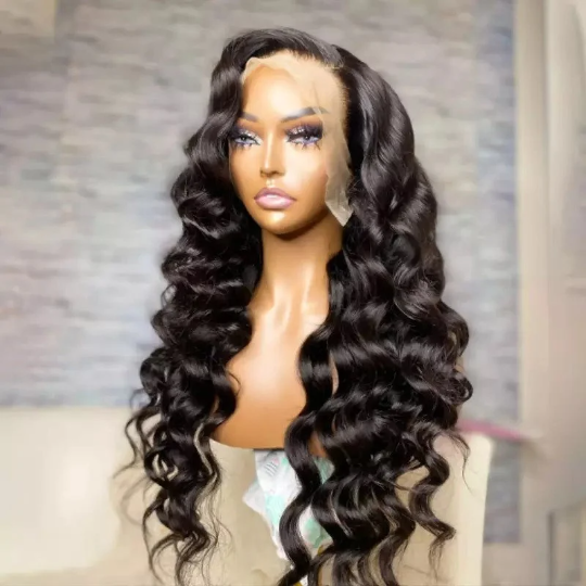 Brazilian Loose Deep Wave 13x6 HD Lace Frontal Full Lace Wig