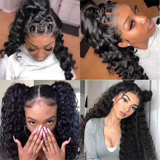Brazilian Loose Deep Wave 13x6 HD Lace Frontal Full Lace Wig