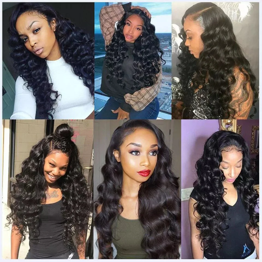 Brazilian Loose Deep Wave 13x6 HD Lace Frontal Full Lace Wig