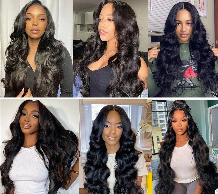 Body Wave Glueless HD Lace Frontal Wigs, 13x4 HD Lace Front Wig, Indian Hair