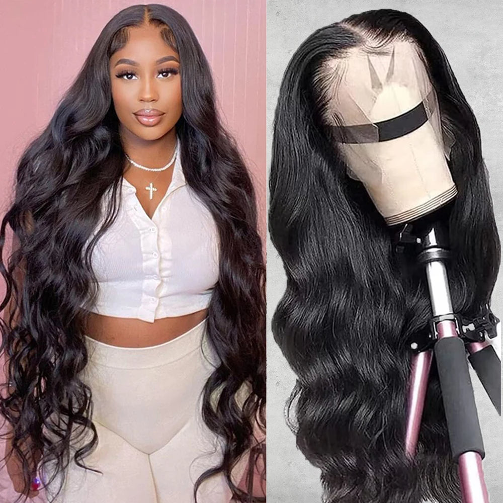 360 Full HD Lace Virgin Brazilian Body Wave Frontal Wigs, Virgin Brazilian Human Hair Lace Wigs