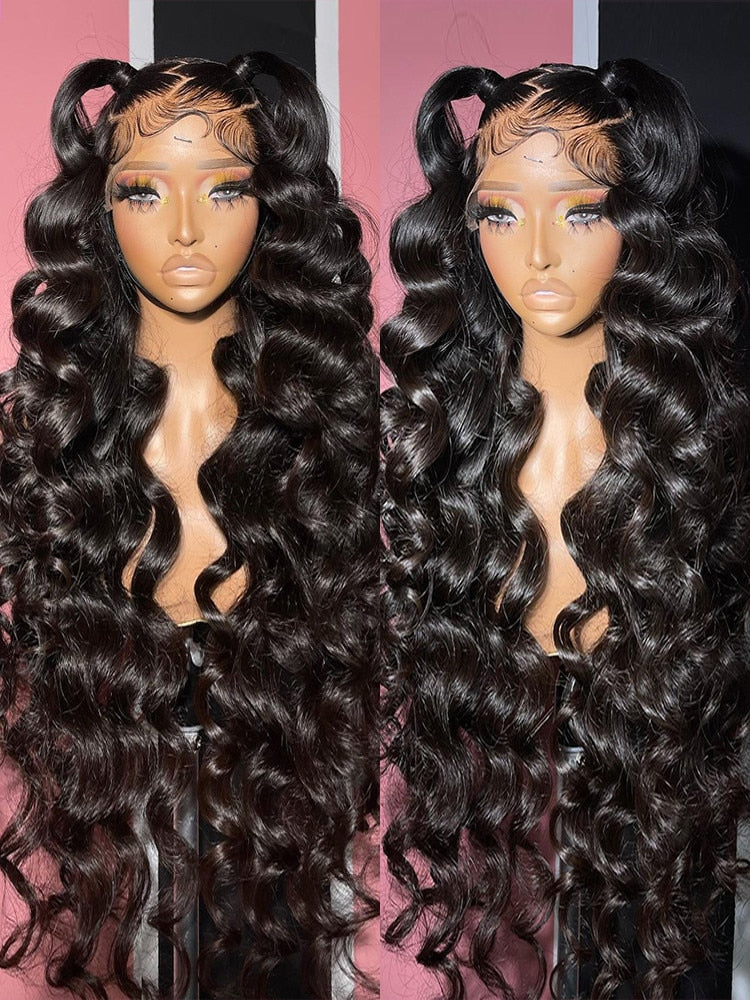 4x4 HD Lace Brazilian Loose Wave Closure Wig