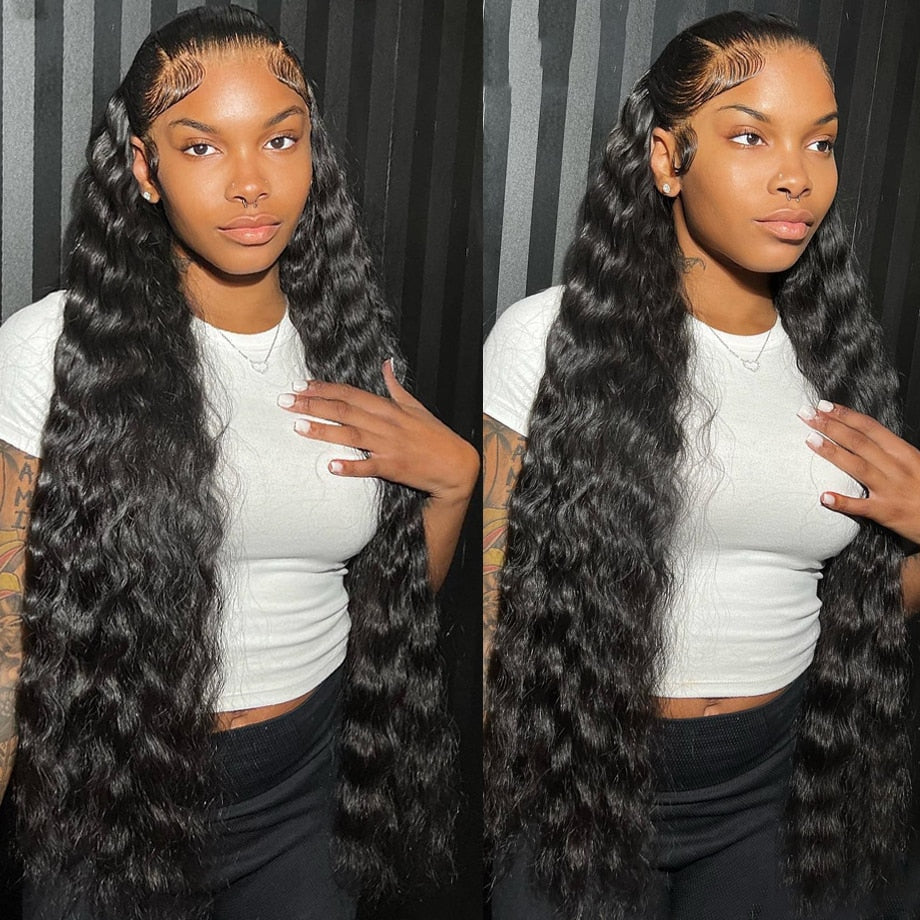 Deep Wave Closure 4x4 HD Lace Brazilian Deep Wave Closure Wig – Curly Que Locs