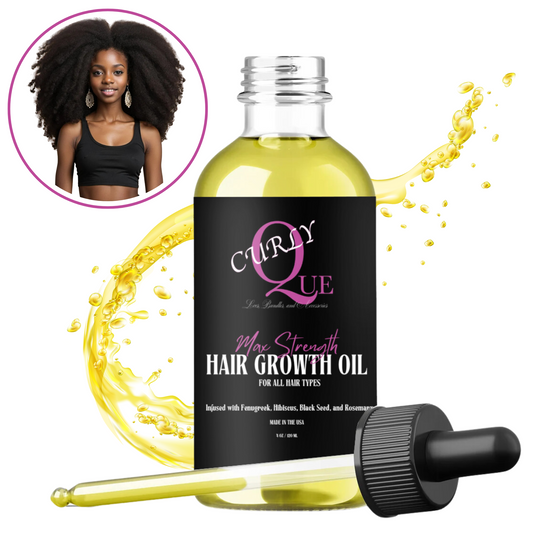 Maximum Strength Hair Growth Oil - Potent Combination of Black Seed, Rosemary, Fenugreek, and Hibiscus Oils - 4oz, Maximum Strength Hair Growth Oil, Hair Growth Oil, Black Seed Oil for Hair, Rosemary Oil for Hair, Fenugreek Oil for Hair, Hibiscus Oil for Hair, Natural Hair Growth, Hair Strengthening Oil, Scalp Treatment, Hair Regrowth Oil, Fast Hair Growth, Anti-Shedding Oil, Hair Nourishing Oil, Organic Hair Oil, Hair Repair Oil, Hair Growth Treatment, Deep Conditioning Oil, Hair Thickening Oil, 