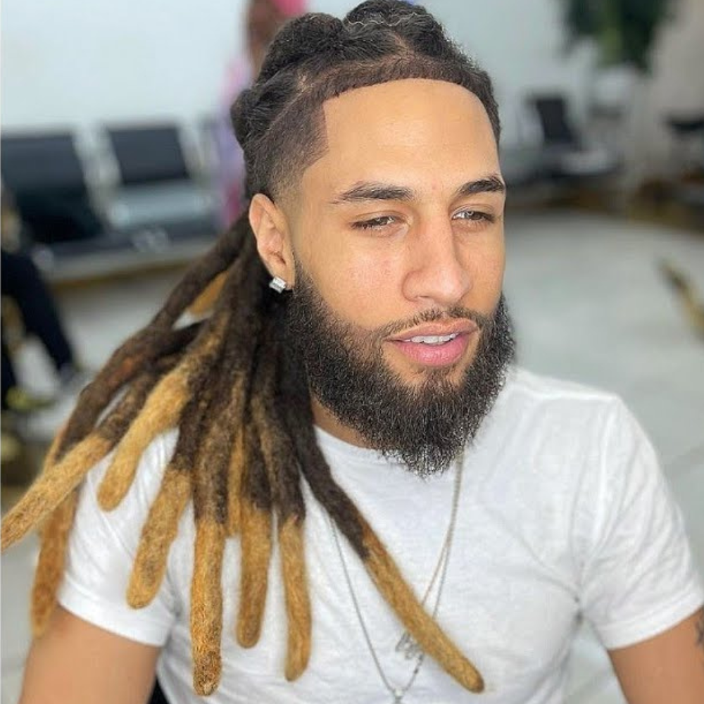 Red Wick Dreadlock Extensions, wick loc extensions, 100% human hair (1 dreadlock) Color - Red