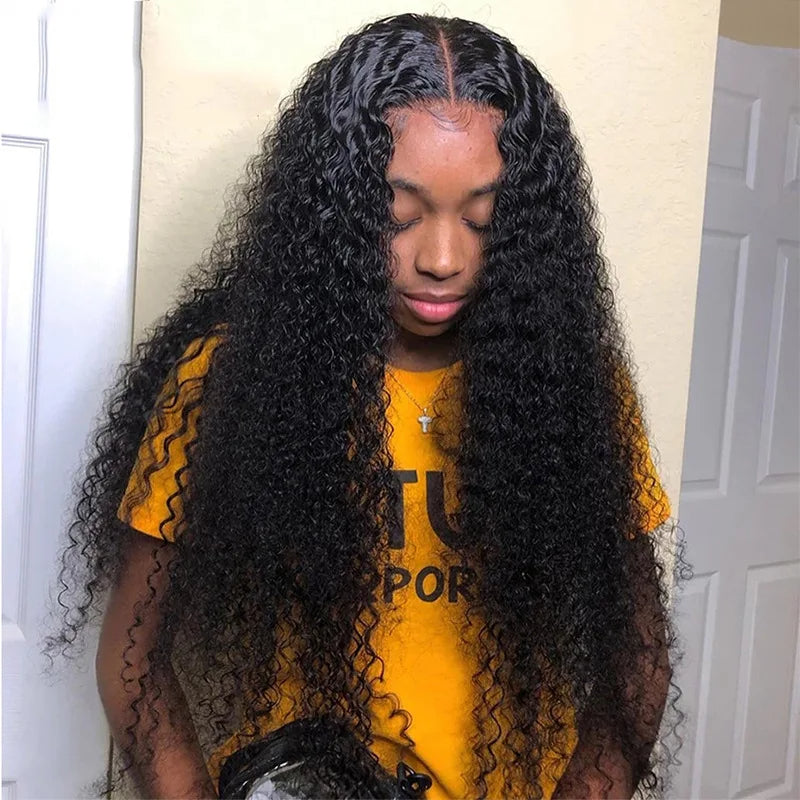 Quality 13x4 Brazilian Water Wave Lace Front Human Hair Wig