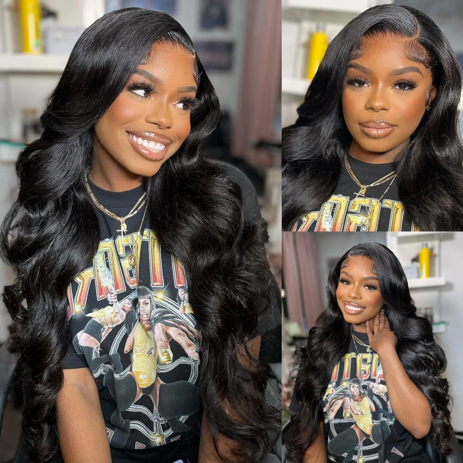 360 Full HD Lace Virgin Brazilian Body Wave Frontal Wigs, Virgin Brazilian Human Hair Lace Wigs