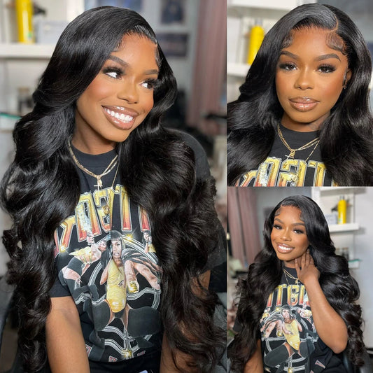 360 Full HD Lace Virgin Brazilian Body Wave Frontal Wigs, Virgin Brazilian Human Hair Lace Wigs