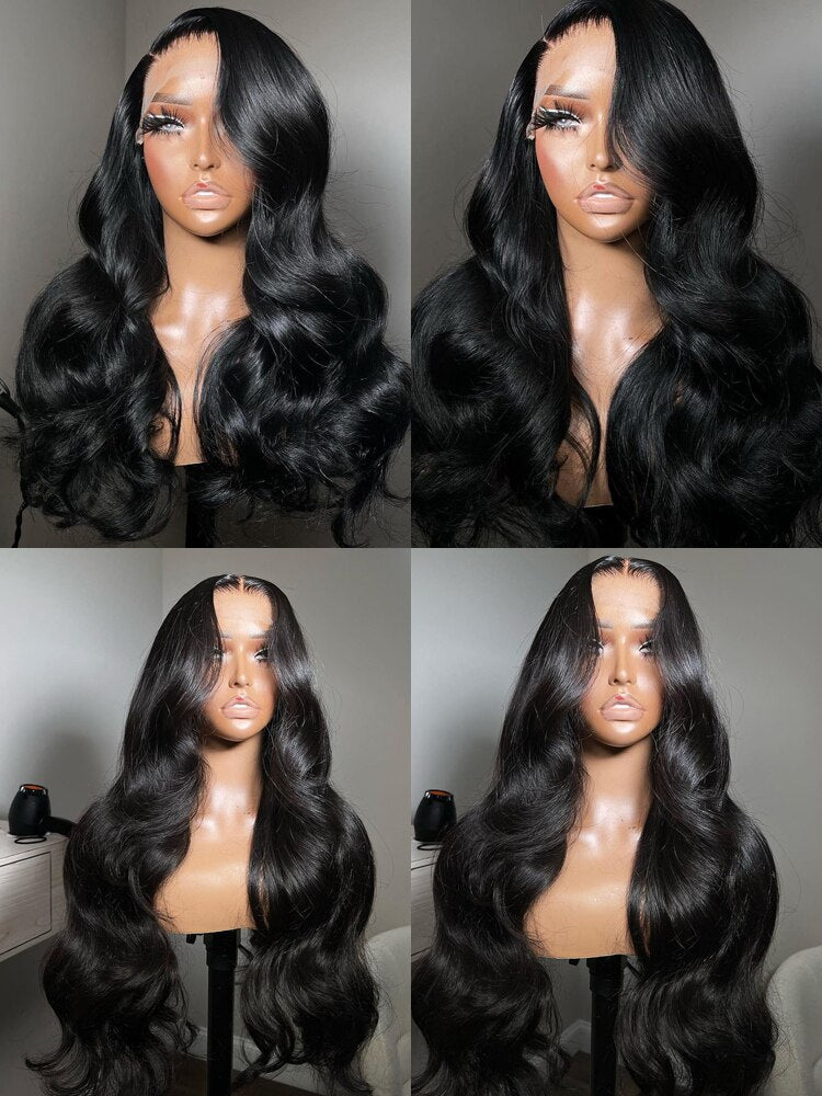 4x4 HD Lace Brazilian Body Wave Closure Wig