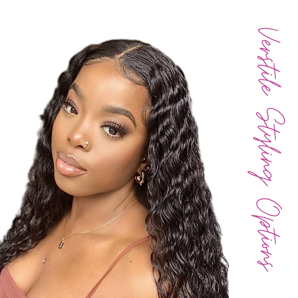 Deep Wave Water Wave Curly 100% Human Hair 3 Bundle Package, Boho Brai –  Curly Que Locs