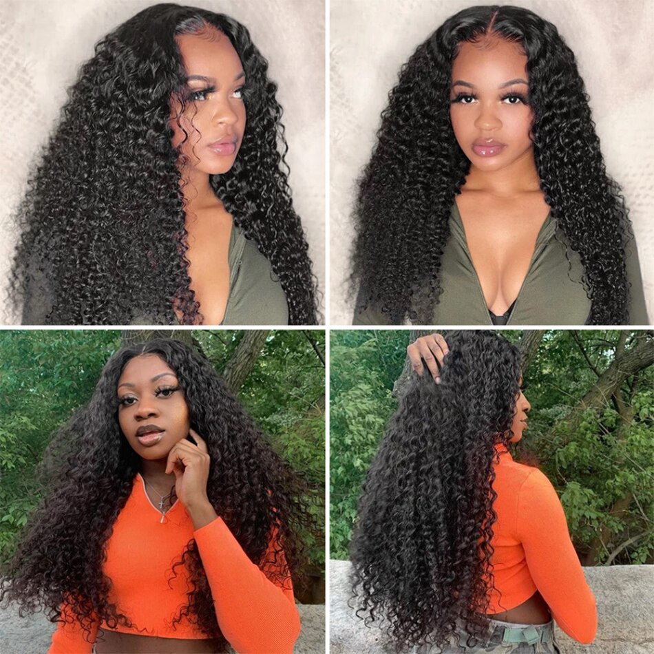 Peruvian Deep Wave Unprocessed Virgin Human Hair, Grade 12A, Color 1B Natural, 3 bundles/package