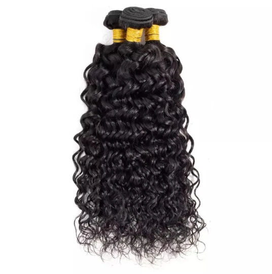 Premium Malaysian Water Wave 100% Human Hair 12A Bundle, 3 bundles/package