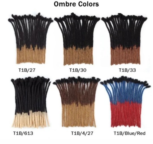 Micro Dreadlock Human Hair Extensions (20 locs per bundle)