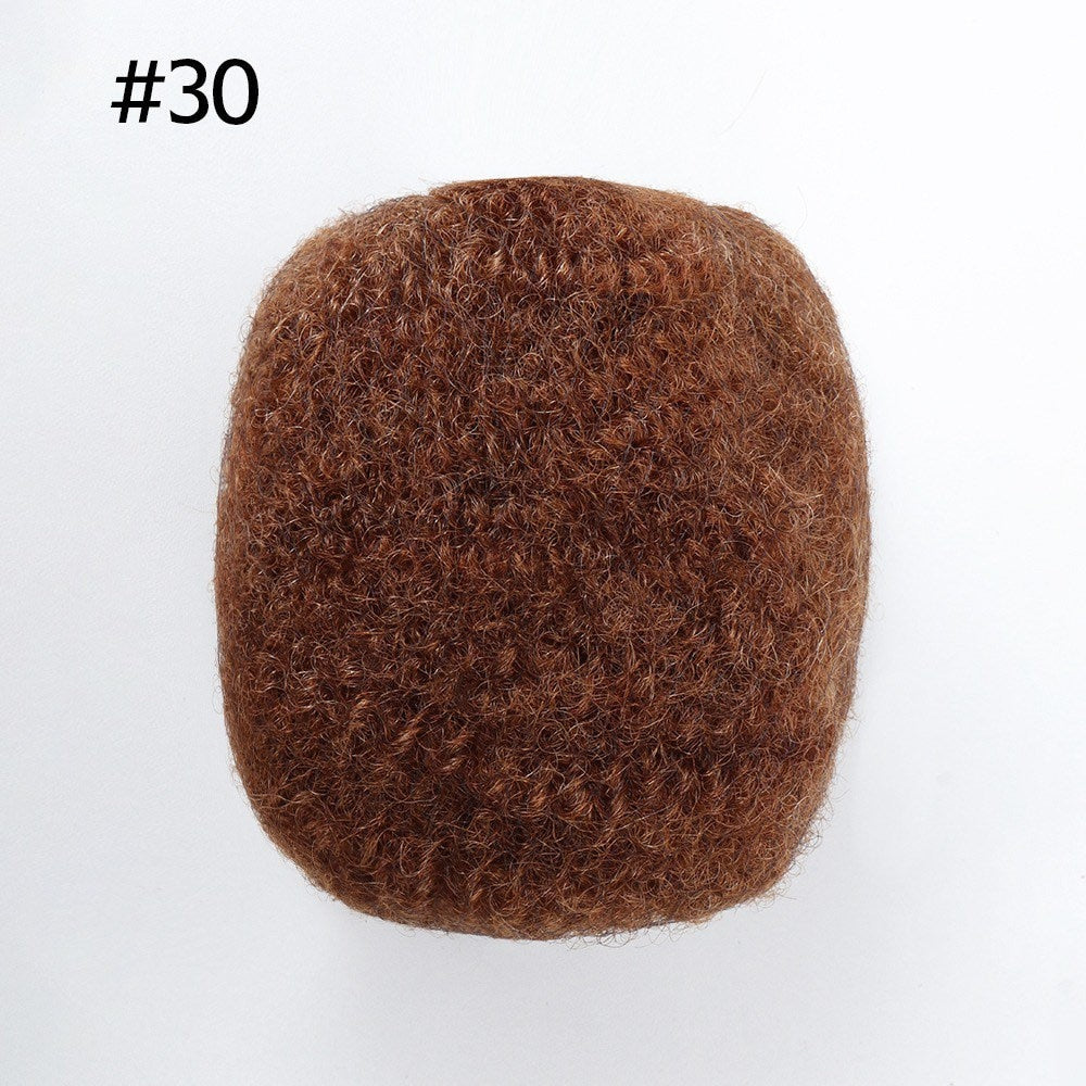 Afro Kinky Bulk Human Hair, Afro Bulk Hair for Dreadlock Extensions, Twists, and Braids - 8 inches