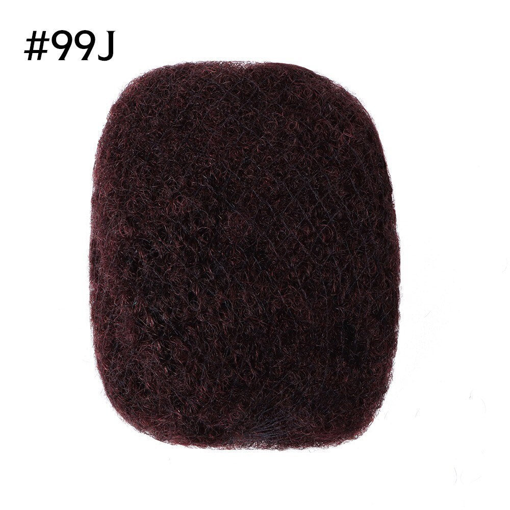 Afro Kinky Bulk Human Hair, Afro Bulk Hair for Dreadlock Extensions, Twists, and Braids - 8 inches